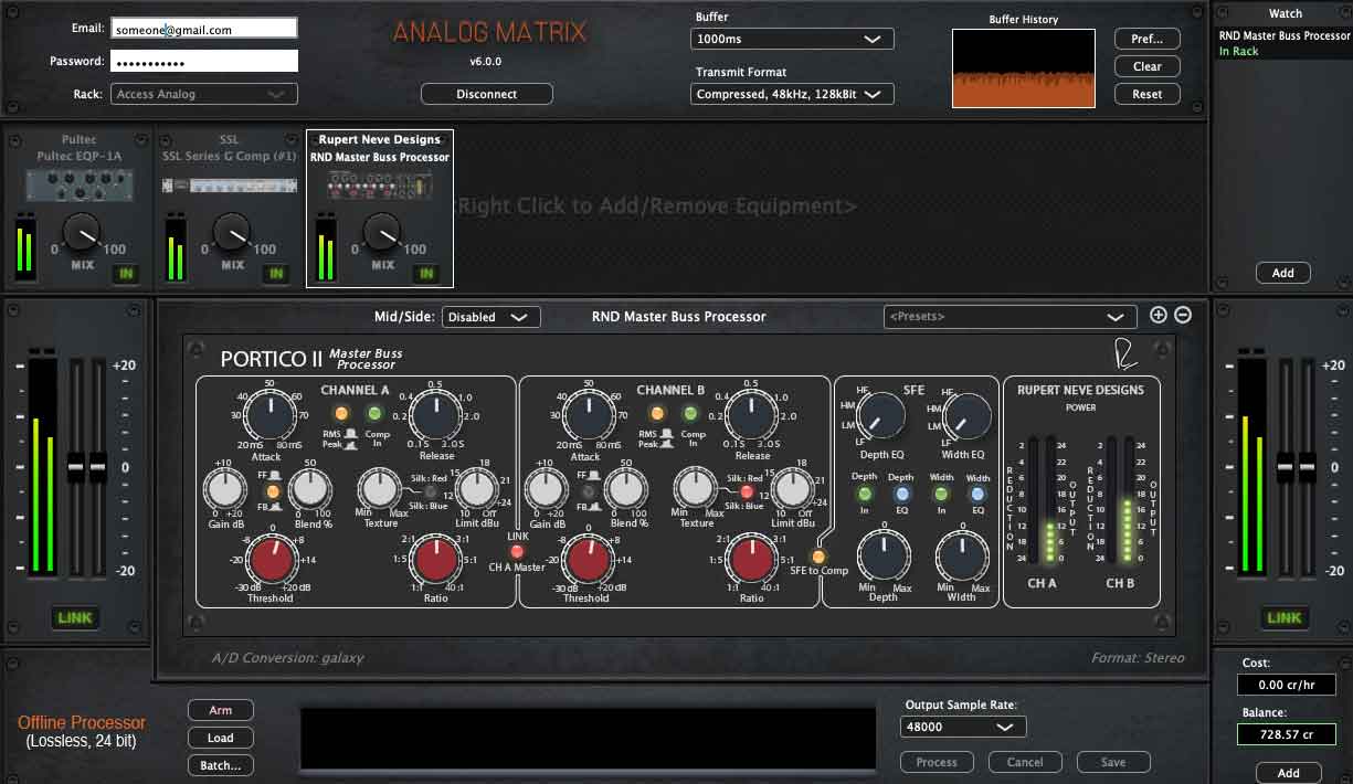 Mixing and Mastering in the Cloud Access Analog